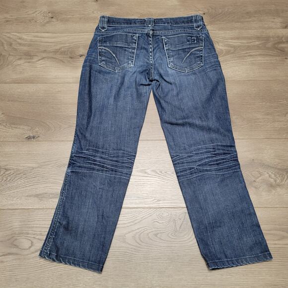Joes Jeans Womens 24 Blue Crop Classiccore Low Rise Mom Casual Denim Stretch - Picture 2 of 10